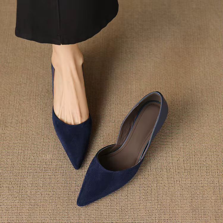 Constance Sheep Suede Pumps — photo 16