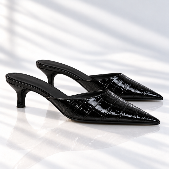 Mabel Leather Mules
