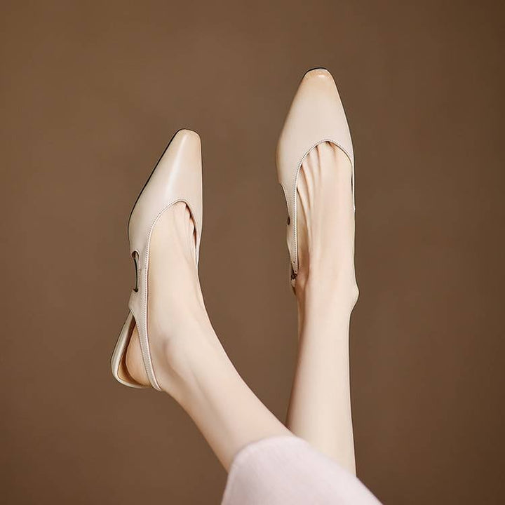 Athena Genuine Leather Slingbacks — photo 11