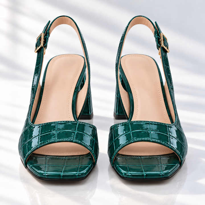 Odelia Leather Heels