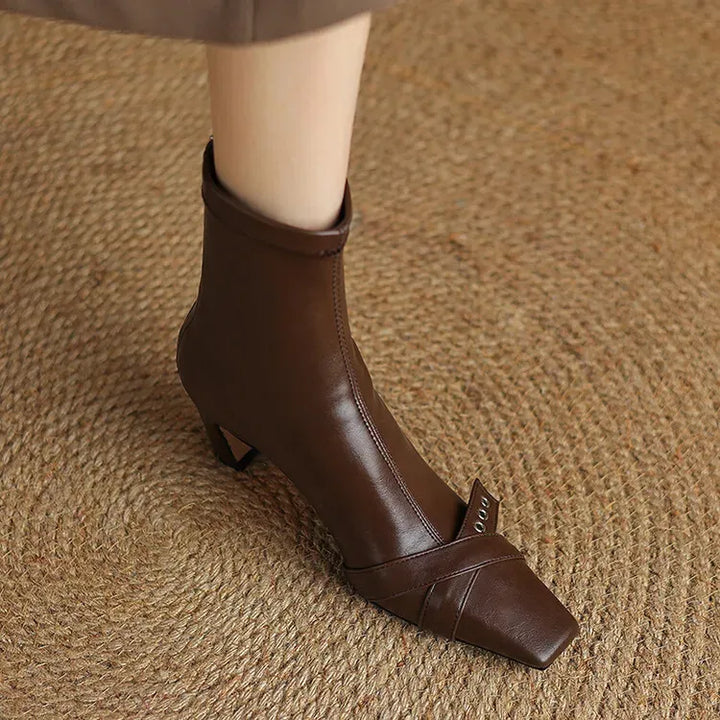 Elena Square Toe Boots — photo 31