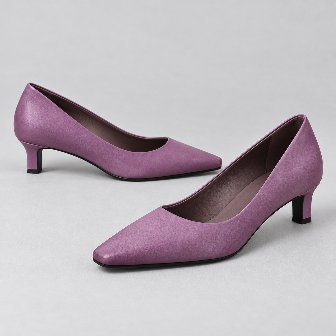 Evelyn Genuine Leather Heels