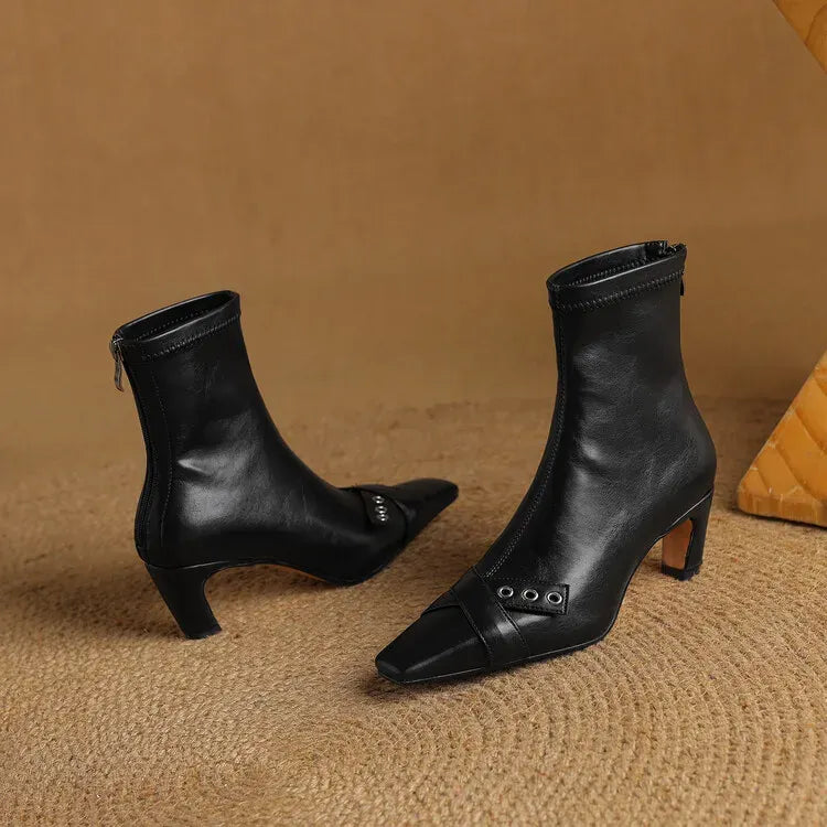 Elena Square Toe Boots — photo 6
