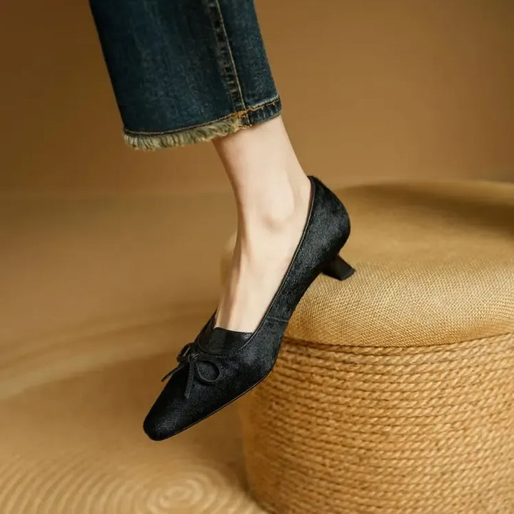 Georgina Genuine Leather Heels — photo 14
