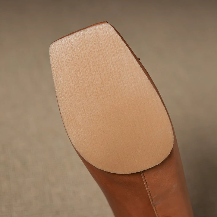 Larkin Genuine Leather Mary Jane Heels — photo 5