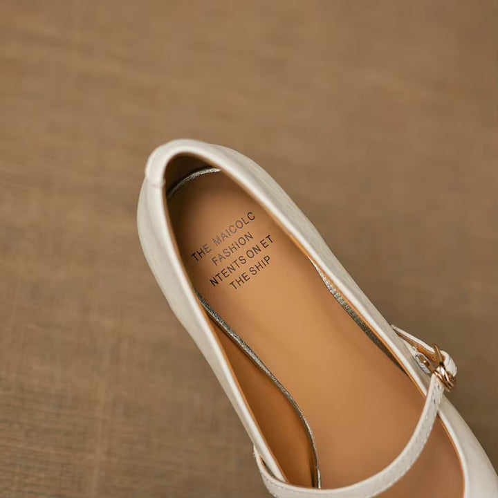 Rosita Genuine Leather Heels — photo 2