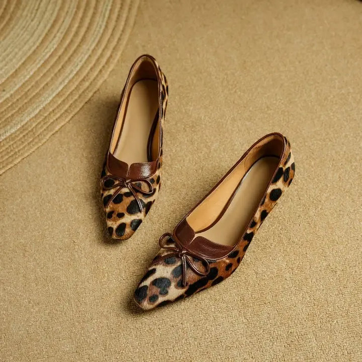 Georgina Genuine Leather Heels — photo 10