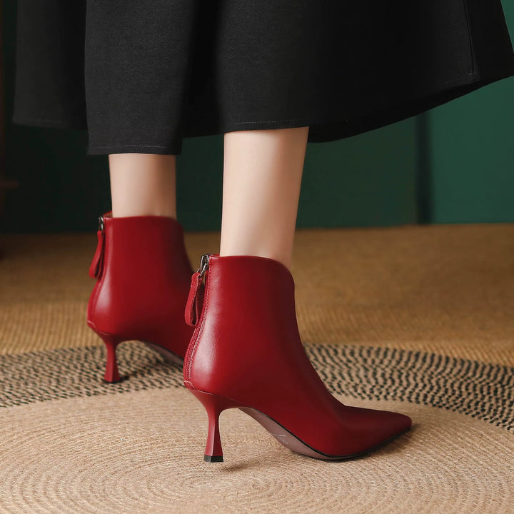 Selina Genuine Leather Boots — photo 17