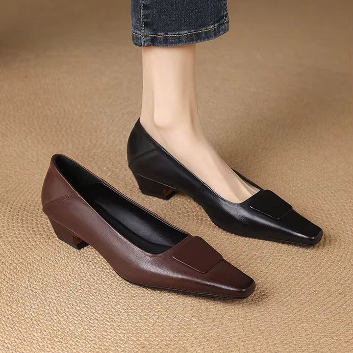 Zelda Genuine Leather Heels — photo 2