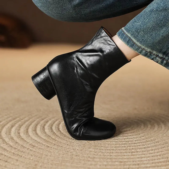 Clara Genuine Leather Boots — photo 17