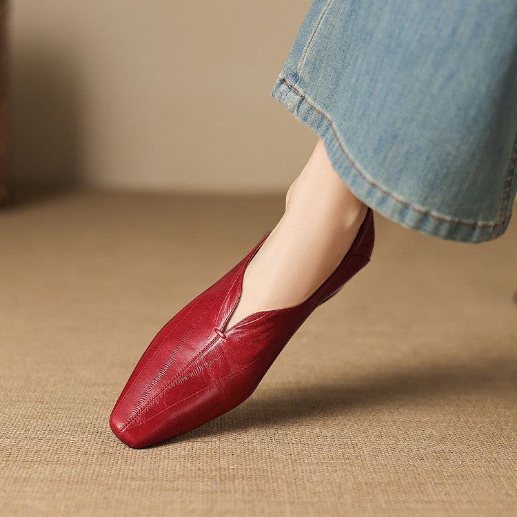 Miranda Genuine Leather Pumps — photo 3