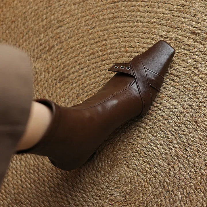 Elena Square Toe Boots — photo 32