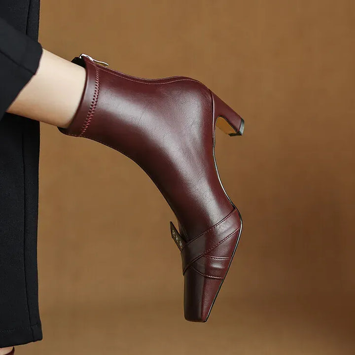 Elena Square Toe Boots — photo 17