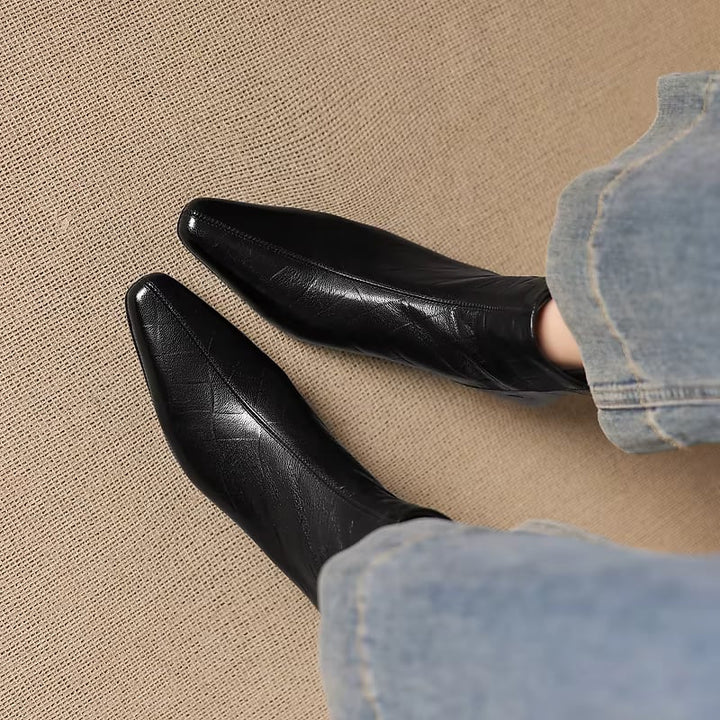 Isla Genuine Leather Ankle Boots — photo 24