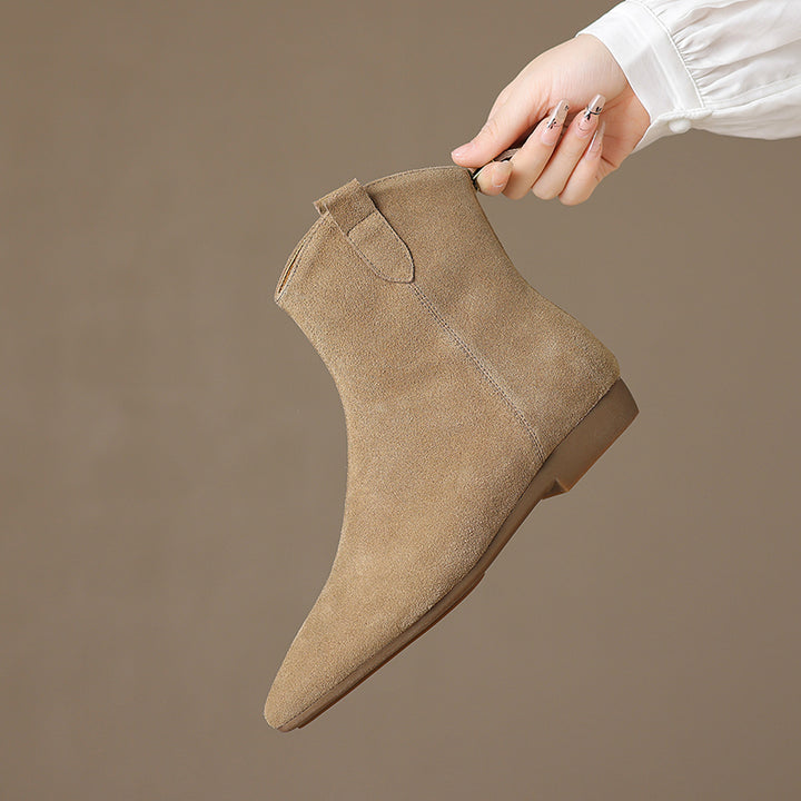 Renata Genuine Suede Chelsea Boots