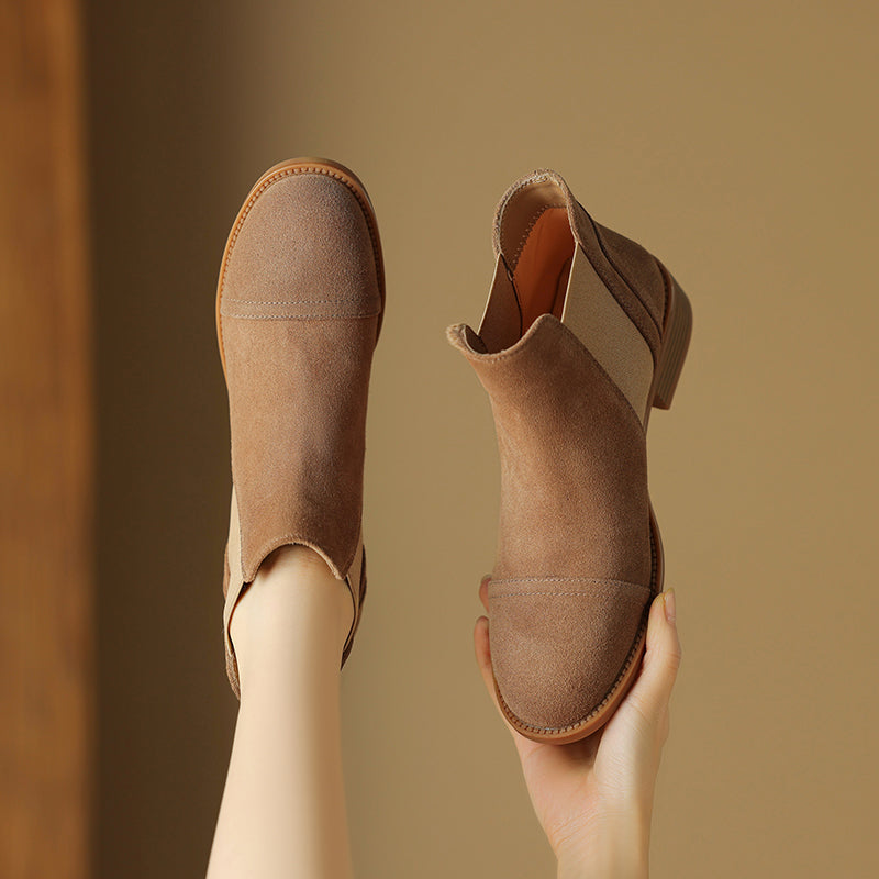 Zadie Genuine Suede Boots