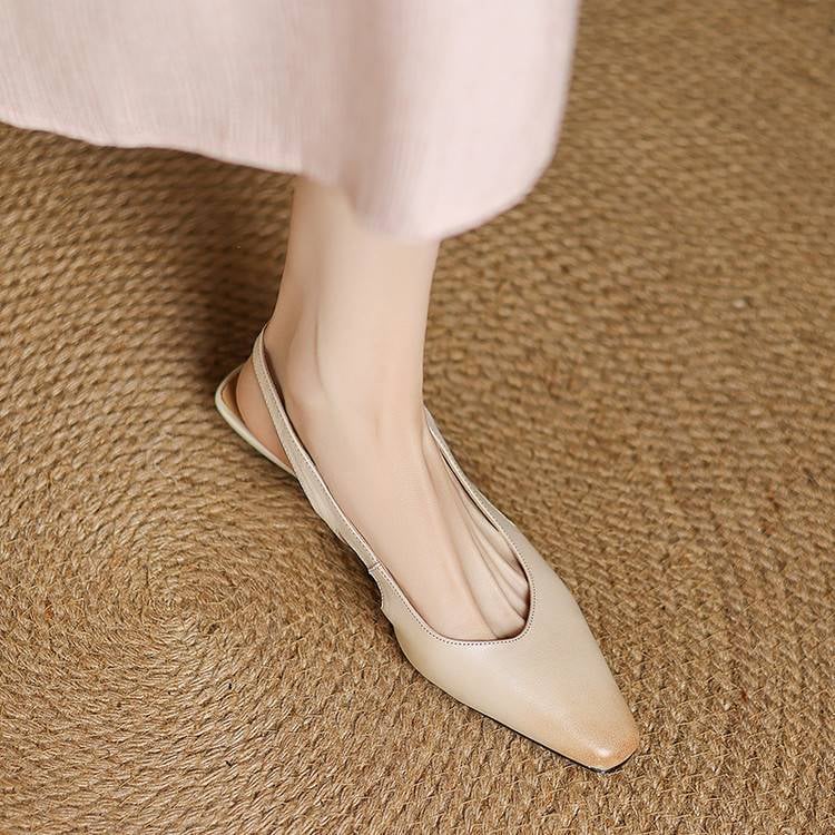 Athena Genuine Leather Slingbacks — photo 8