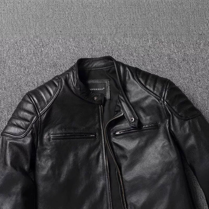 Marcus Cowhide Leather Jacket — photo 4