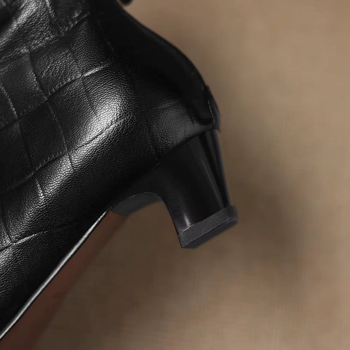 Isla Genuine Leather Ankle Boots — photo 2