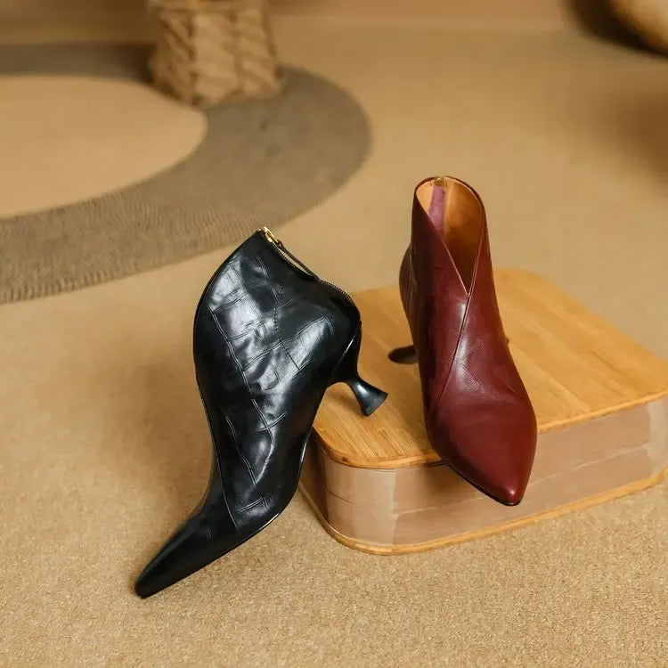 Annika Genuine Leather Boots — photo 7