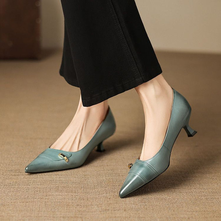Marina Leather Women's Shoes — photo 15