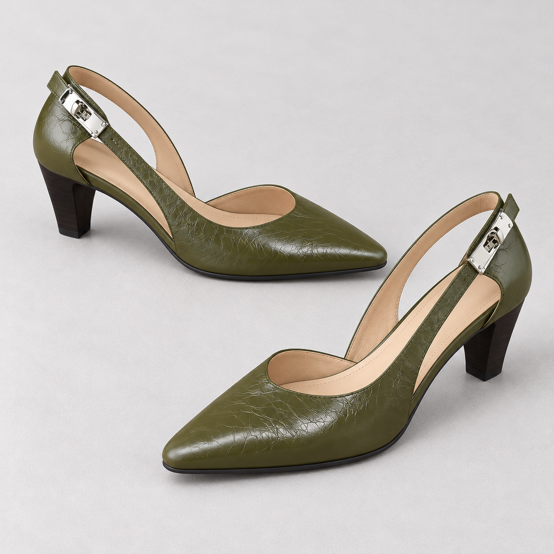 Annora Genuine Leather Heels