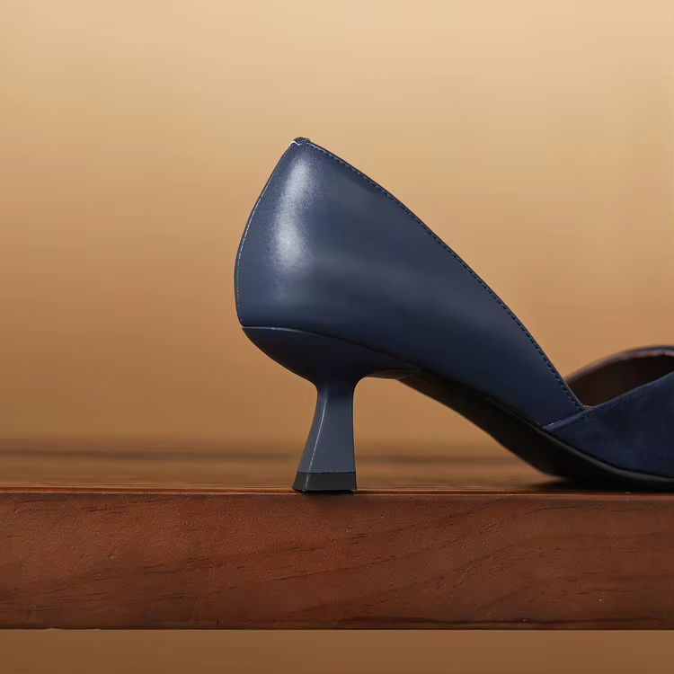 Constance Sheep Suede Pumps — photo 9