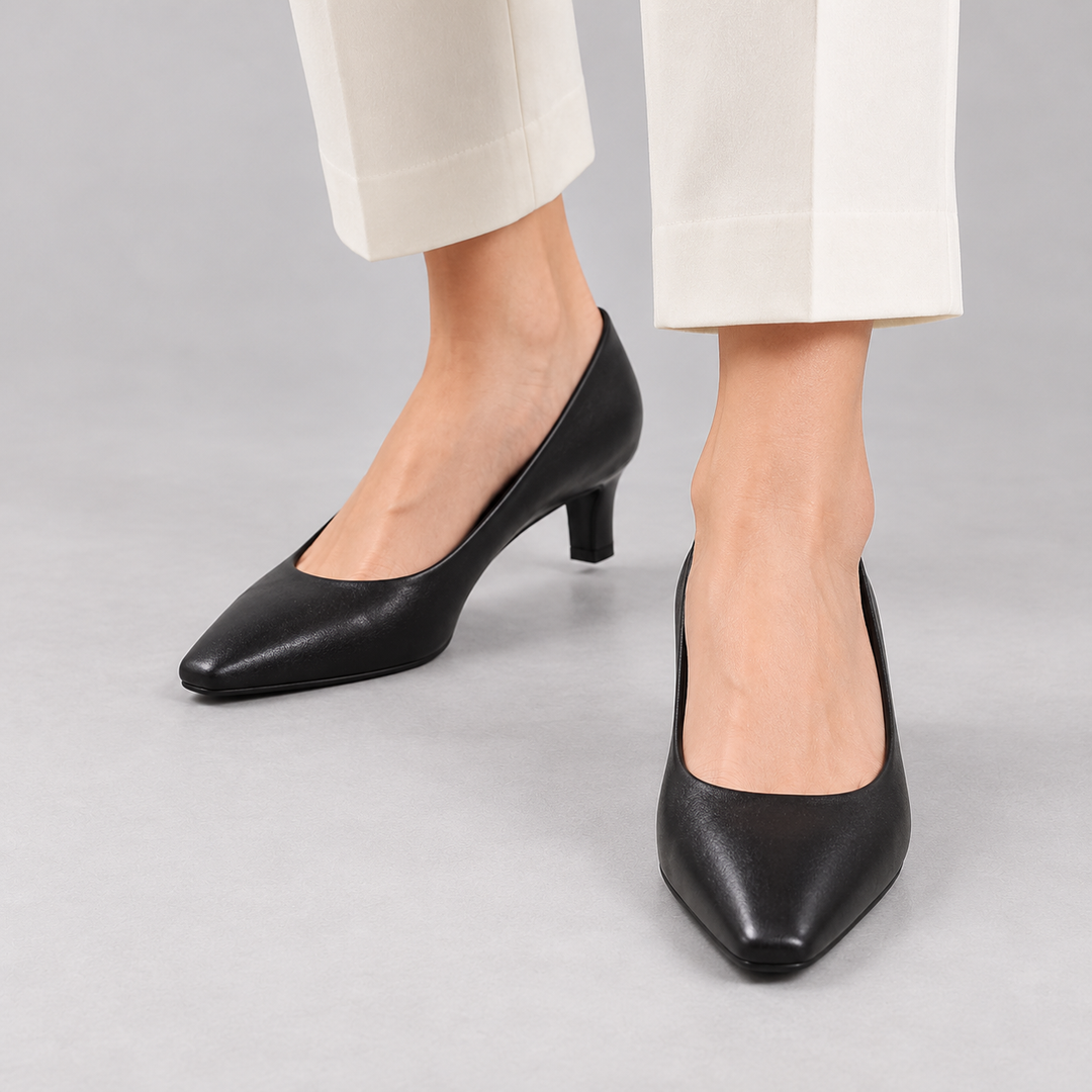 Evelyn Genuine Leather Heels