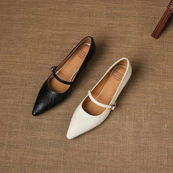 Rosita Genuine Leather Heels — photo 5