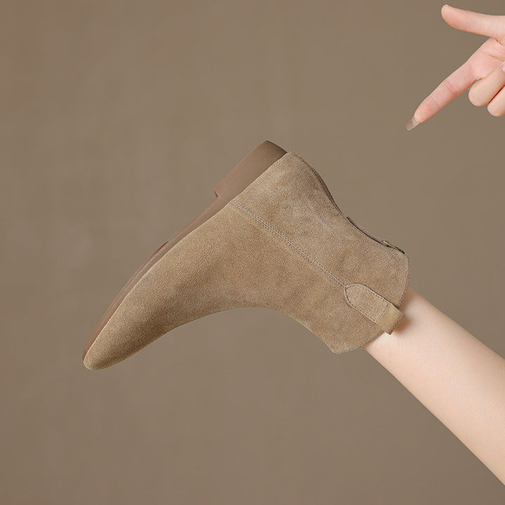 Renata Genuine Suede Chelsea Boots