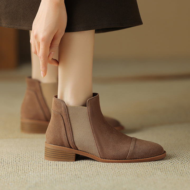Zadie Genuine Suede Boots