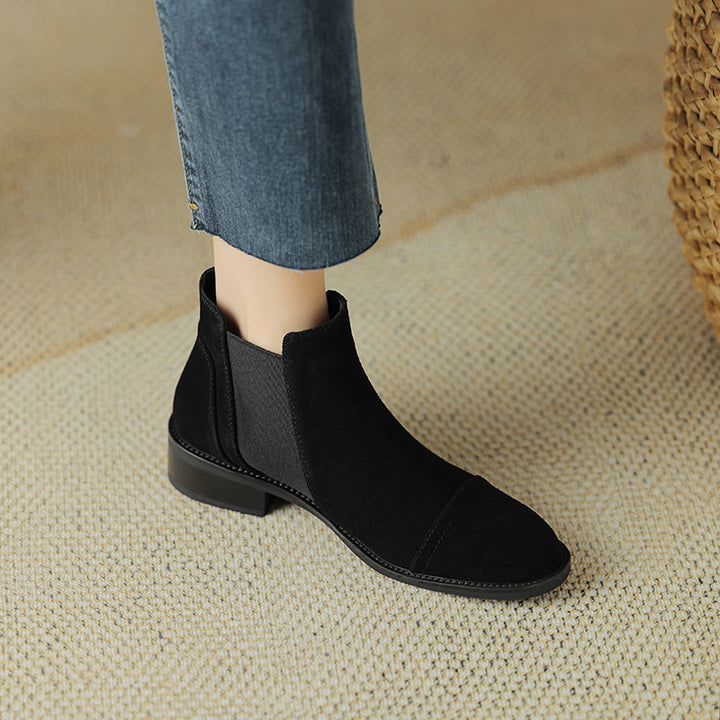 Zadie Genuine Suede Boots