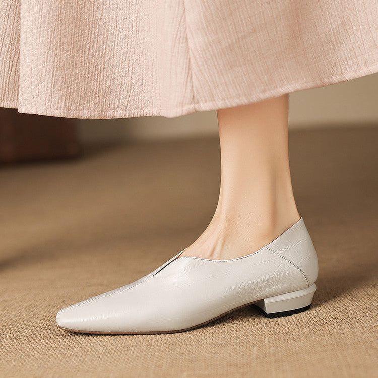 Miranda Genuine Leather Pumps — photo 4