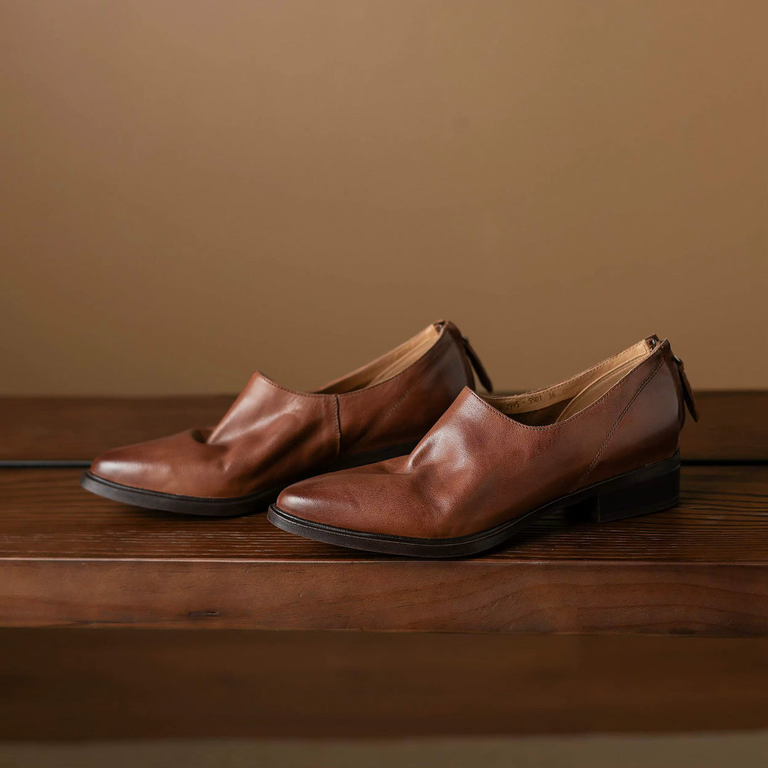 Reba Genuine Leather Loafers — photo 8
