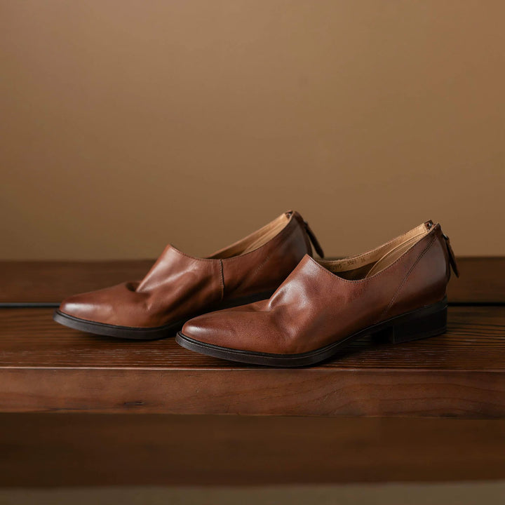 Reba Genuine Leather Loafers — photo 8
