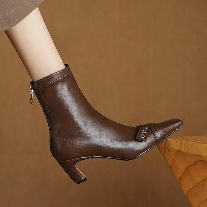 Elena Square Toe Boots — photo 30