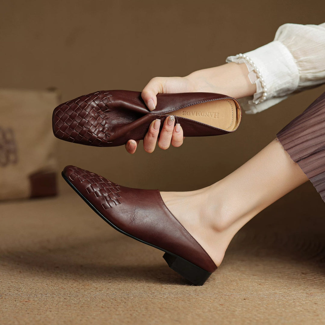 Helena Genuine Leather Mules — photo 9