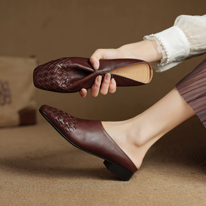 Helena Genuine Leather Mules — photo 9