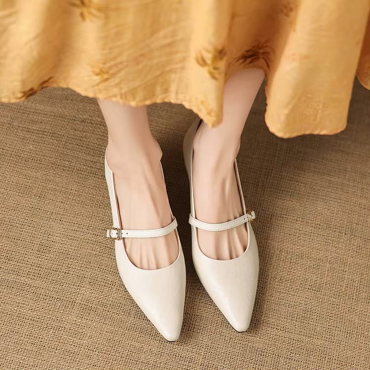 Rosita Genuine Leather Heels — photo 13