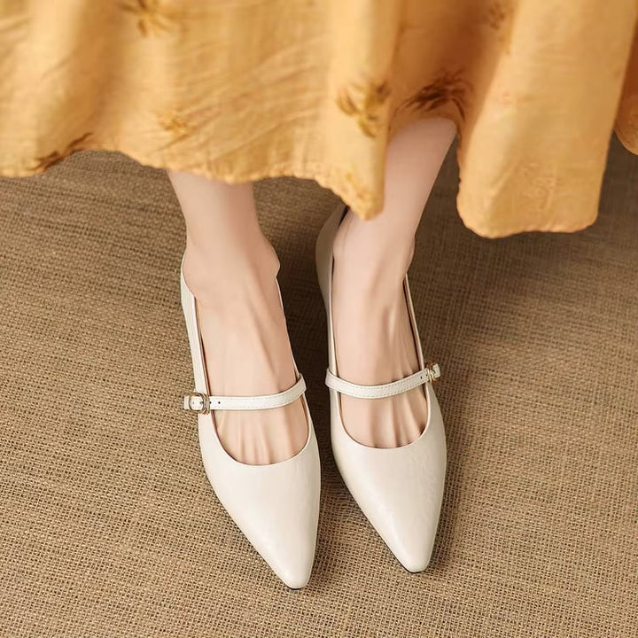 Rosita Genuine Leather Heels — photo 13