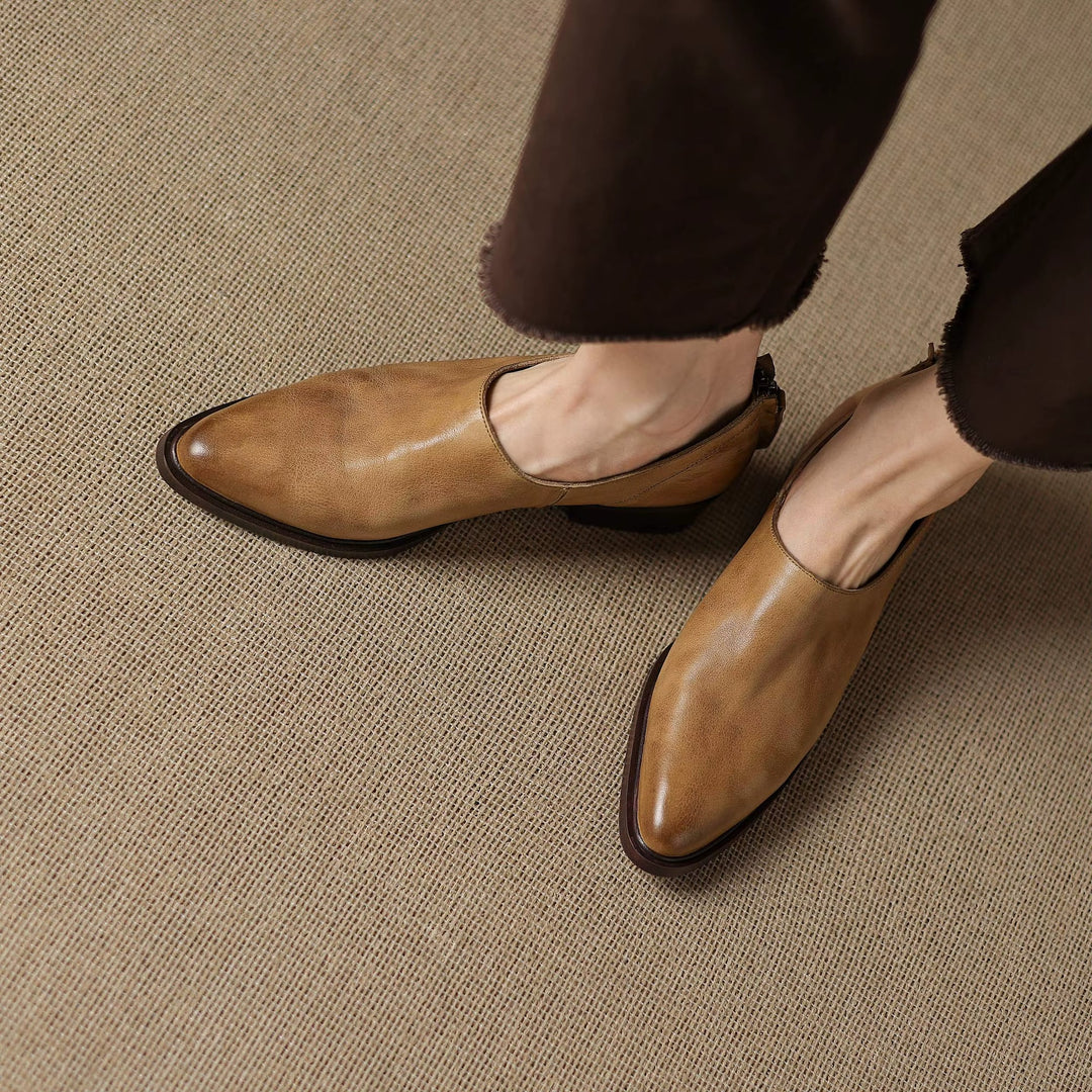 Reba Genuine Leather Loafers — photo 25