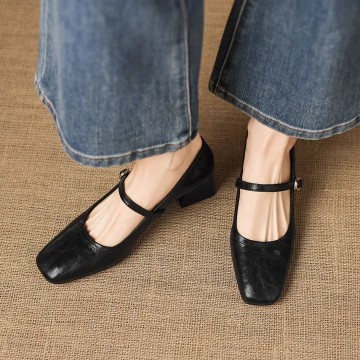 Serena Sheepskin Mary Jane Shoes — photo 22