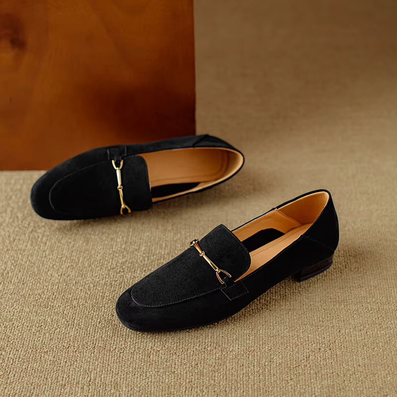 Jess Genuine Leather Loafers — photo 8