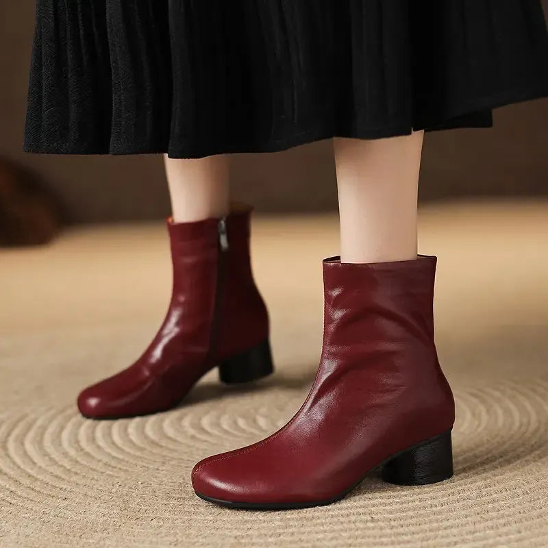 Clara Genuine Leather Boots — photo 2