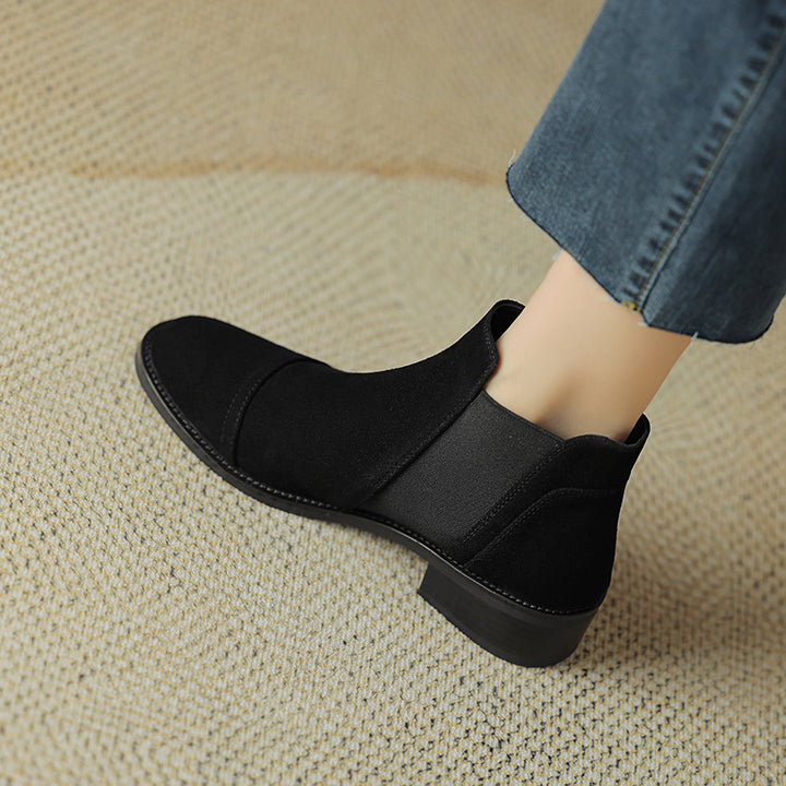 Zadie Genuine Suede Boots