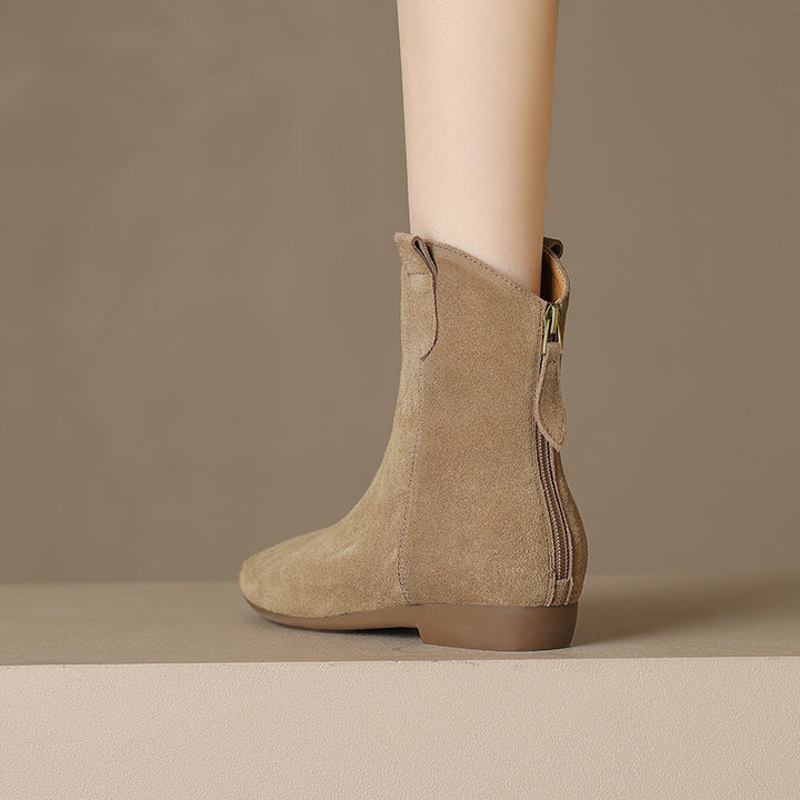 Renata Genuine Suede Chelsea Boots