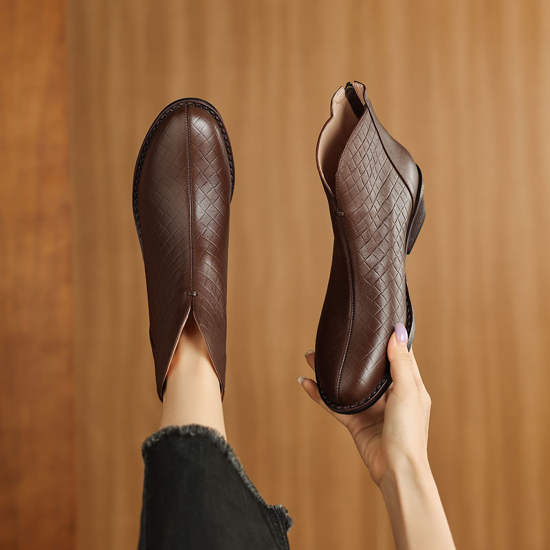 Camila Genuine Leather Ankle Boots