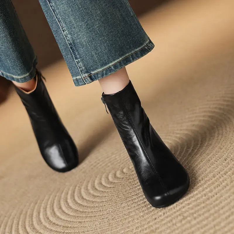 Clara Genuine Leather Boots — photo 15