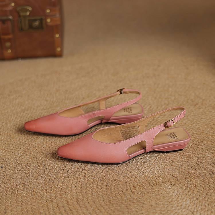 Athena Genuine Leather Slingbacks — photo 36
