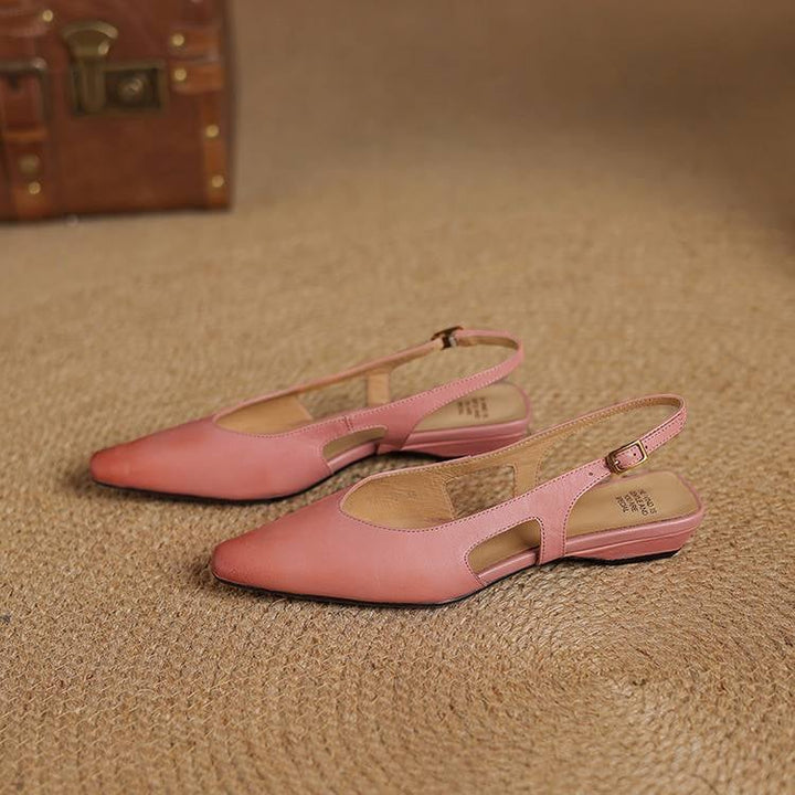 Athena Genuine Leather Slingbacks — photo 36